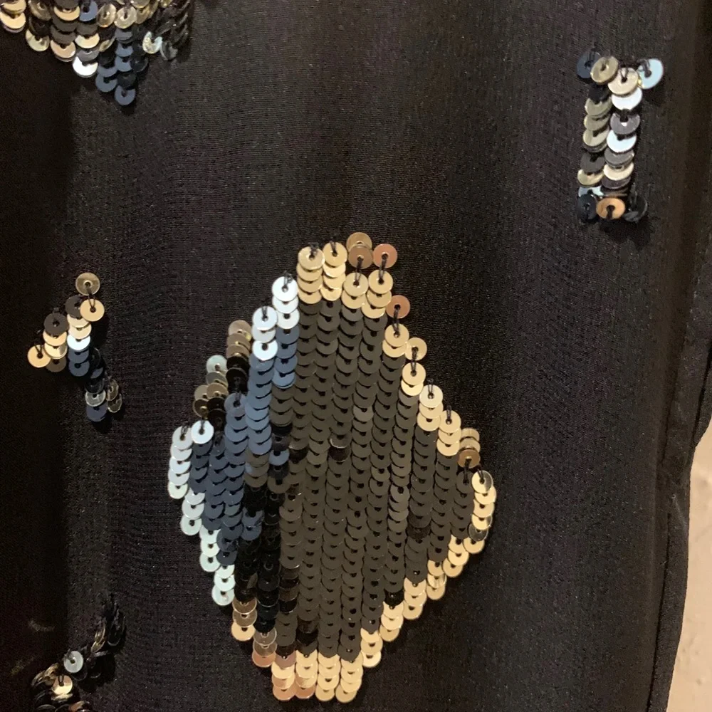 frederika may black silk